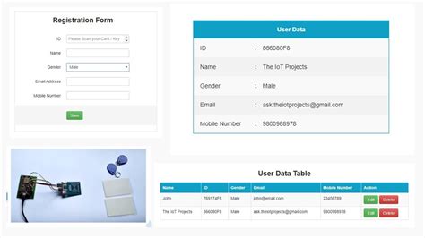 how to connect rfid reader to mysql database using php|connect rfid scanner to php.